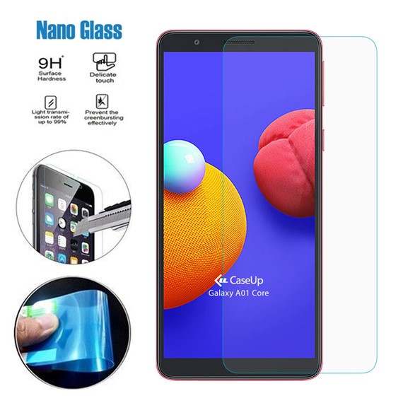 CaseUp Samsung Galaxy A01 Core İnce Nano Cam Şeffaf 1